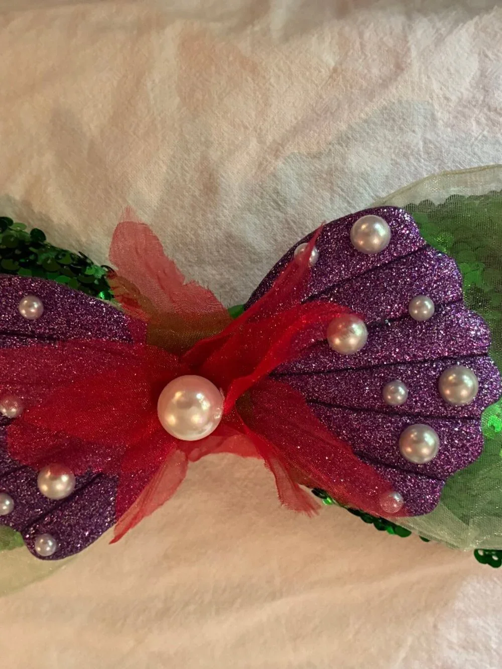 Disney Mouse Ears Headband with Interchangeable Bow Swaps Rare